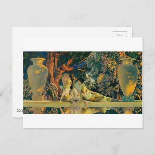 Garten Postkarte (Vorne/Hinten)