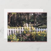 Garten Postkarte (Vorne/Hinten)