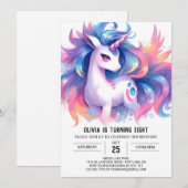 Garten Printable Horse Geburtstag Einladung (Vorne/Hinten)