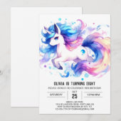 Garten Printable Horse Geburtstag Einladung (Vorne/Hinten)