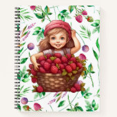Garten-Rasberry Notizblock (Vorderseite)