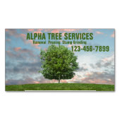 Garten Rasenpflege Landschaftsgärtnerdienst Magnetische Visitenkarte (Vorderseite)