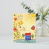 Garten reichlich postkarte (Stehend Vorderseite)