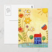 Garten reichlich postkarte (Vorne/Hinten)