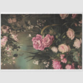 Garten Romantik, Ätherischer Blumengarten Seidenpapier (Vorderseite)