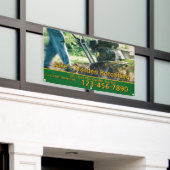 Garten-Rototilling-Servicegeschäft anpassen Banner (Äußeres Gebäude)
