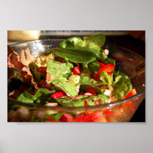 Garten-Salat Poster