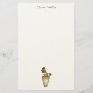 Garten-Sammlung · Eingemachte Blumen Briefpapier