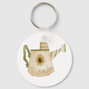 Garten-Sammlung · Gießkanne-Sonnenblume Schlüsselanhänger