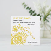 Garten - Save the Date Karte (Stehend Vorderseite)