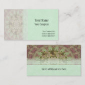 Garten-Schildkröte-Visitenkarte-Schablone Visitenkarte (Vorne/Hinten)