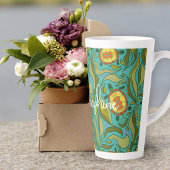 Garten-Schildkröten-Muster Personalisiert Milchtasse