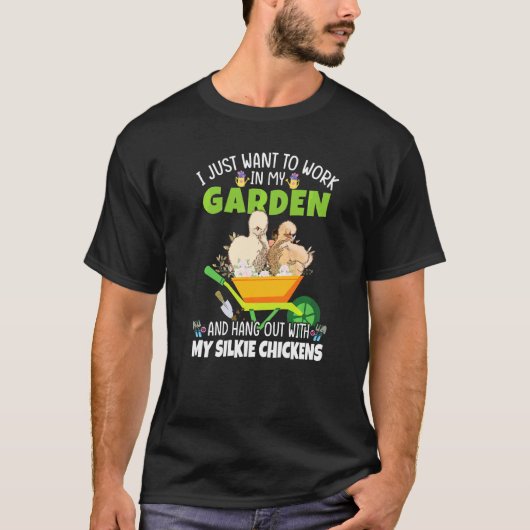 Garten-Seidenhuhn T-Shirt (Vorderseite)