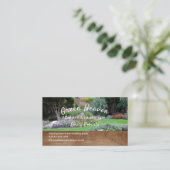 Garten-Service Visitenkarte | Professionell (Stehend Vorderseite)