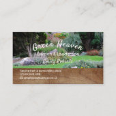 Garten-Service Visitenkarte | Professionell (Vorderseite)