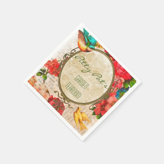 Garten: Serviette (Ecke)