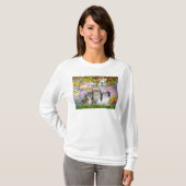 Garten - Shih Tzus (drei) T-Shirt (Vorne ganz)