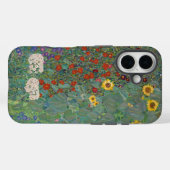 Garten Sonnenblumen von Gustav Klimt Malerei Case-Mate iPhone Hülle (Rückseite (Horizontal))