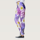 Garten, stilvolle Leggings lila Blume (Links)