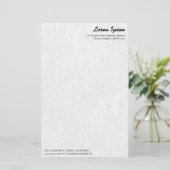 Garten - Subtile Gray Briefpapier (Stehend Vorderseite)