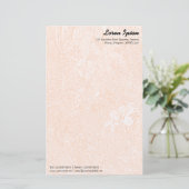 Garten - Subtile Orange Briefpapier (Stehend Vorderseite)