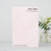 Garten - Subtile Pink Briefpapier (Stehend Vorderseite)