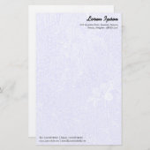 Garten - Subtle Blue Briefpapier (Vorne/Hinten)