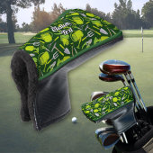 Garten-Symbole-Muster Golf Headcover