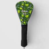 Garten-Symbole-Muster Golf Headcover (Vorderseite)