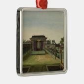 Garten-Szene, c.1820-40 (w/c auf Papier) 2 Ornament Aus Metall (Rechts)