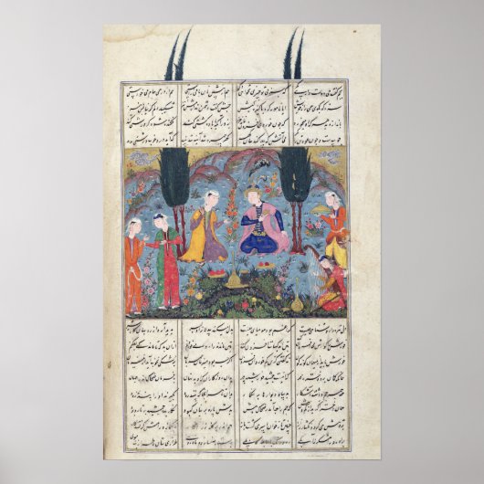 Garten-Szene Poster (Vorne)