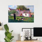 Garten Szene Winslow Homer 1872 Poster (Heimbüro)