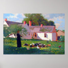 Garten Szene Winslow Homer 1872 Poster