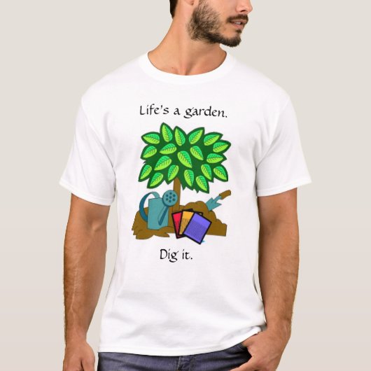 Garten T-Shirt (Vorderseite)