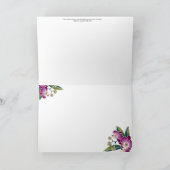 GARTEN-TANZ Chow-Chow - schwarze Hintergrundkarten Karte (Innenseite)