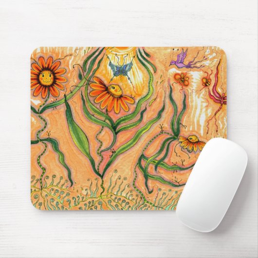 "Garten-Tanz" Mousepad (Mit Mouse)