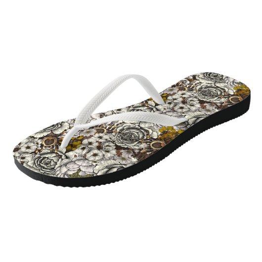 Garten Tarantula 2 Badesandalen (Schrägansicht)