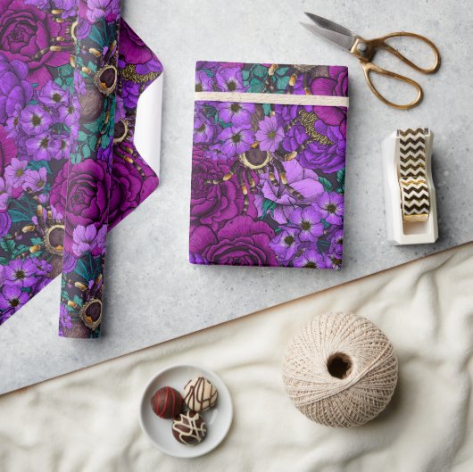 Garten Tarantula 3 Geschenkpapier (Basteln)