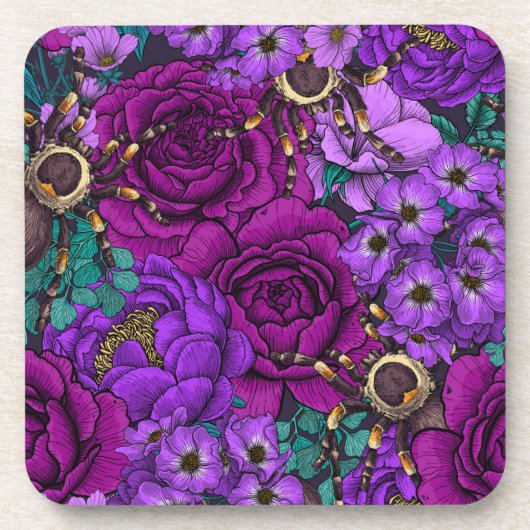 Garten Tarantula 3 Getränkeuntersetzer (Vorderseite)