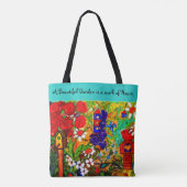 Garten-Taschen-Tasche Gärtner bauschen sich, Tasche (Rückseite)