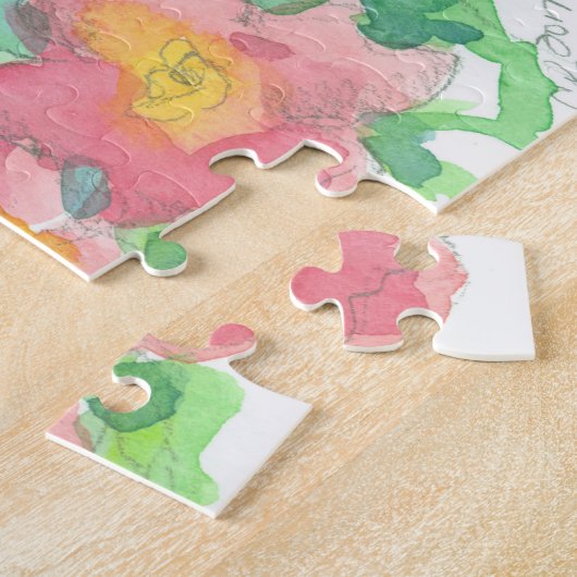 Garten-Tee-Party-Mädchen Puzzle (Seite)