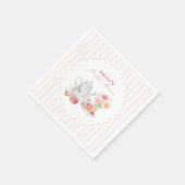 Garten-Teeparty-Brautjunggesellinnenabschied Serviette (Ecke)