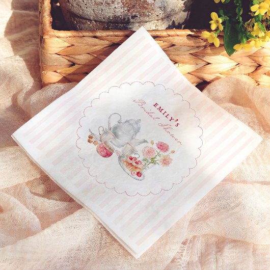 Garten-Teeparty-Brautjunggesellinnenabschied Serviette