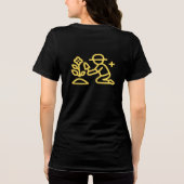 Garten-Therapie Tri-Blend Shirt (Rückseite)