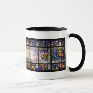 Garten Tiffany beflecktes Glas-Tasse Tasse