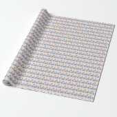 Garten-Töpfe-Wrap-Papier (auf Rosa) Geschenkpapier (Ungerollt)
