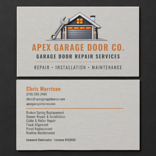 Garten-Tor-Reparatur Metallisch Professionell Visitenkarte