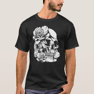 Garten Totenkopf Gärtner Rose Gärtnerei T-Shirt