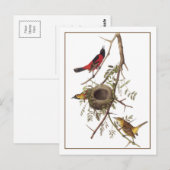 Garten-Trilopen Postkarte (Vorne/Hinten)