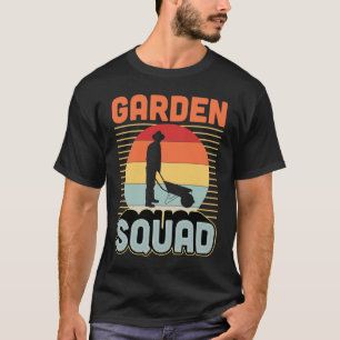 Garten-Truppe Lustiger Bauer Retro Vintage Stil Sü T-Shirt
